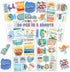 50 PCS Swimming Stickers Swim Decal Vinyl Waterproof Aesthetic for Laptop Water Bottles Luggage Computer Phone Case Skateboard Car Perfect Gifts f...