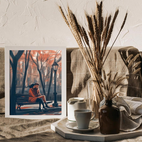 Posterizer 1 pcs-vintage drawing style-Couple on Valentine's day poster-Romantic Art-Holiday Poster Collection-Gift for Couples boyfriend girlfrie...