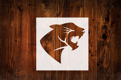 Panther Style Design Stencil, 4-Inch, Reusable Mylar Cutout for Sign Art, Crafts & DIY Projects...