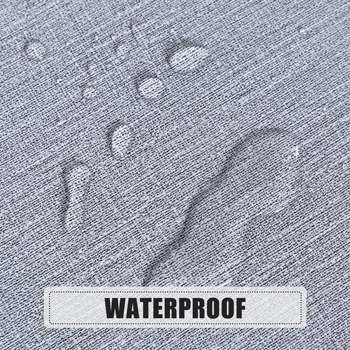 sancua 100% Waterproof Round PVC Tablecloth - 60 Inch - Oil Proof Spill Proof Vinyl Table Cloth, Wipe Clean Table Cover for Dining Tables, Buffet ...