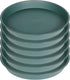 6 Pack of Bird Bath Bowl 8 inch, 8 10 12 14 16 18 20 inch Heavy Duty BirdBath Bowls only, Durable Plastic Round Large Plant Saucer Dish for Garden...