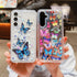 SUYACS WEDO for Samsung Galaxy A15 6.5" Phone Case Cute Butterfly Case Aesthetic Animal Pattern Clear Cover for Women Soft Silicone Shockproof Pro...