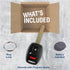 KeylessOption Keyless Entry Remote Control Uncut Car Ignition Key Fob Replacement for N5F-S0084A...
