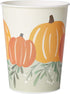 American Greetings 8-Count 16 oz Plastic Party Cups, Pumpkin Thanksgiving Party Supplies...