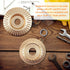 4PCS Wood Carving Disc Set for 4" or 4 1/2" Angle Grinder with 5/8" Arbor, Stump Tool Grinder Disc Wheel Attachments for Woodworking,Grinding Whee...