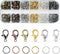 Lobster Claw Clasps and Open Jump Rings Set, 6 Colors Lobster Clasps for Jewelry Making, Keychains and Bracelet...