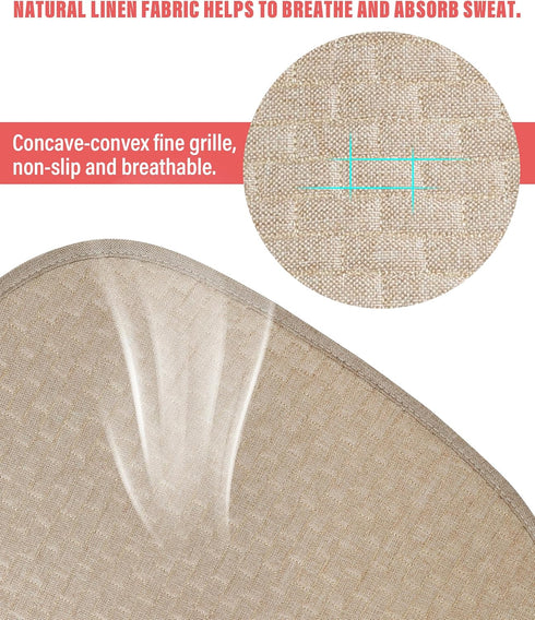 Car Seat Covers Cushion Pad,Bottom Seat Covers,Auto Front Seat Protector Mat,Breathable Anti-Slip Car Seat Pad,Driver Car Seat Cover Cushion,Unive...