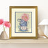 Dimensions 70-35414 Rose Tea Counted Cross Stitch Kit for Beginners, 8" x 10", 14 Cnt. Ivory Aida, 4pcs...