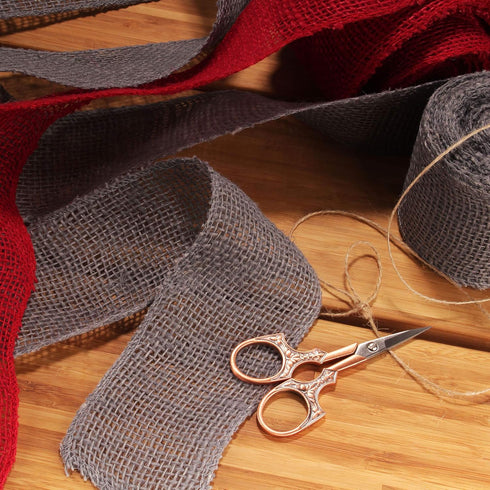 JubileeYarn Burlap Jute Craft Ribbon - 3" x 10 Yards - Purple - 1 Roll...