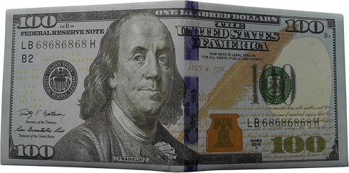 US Dollar Bifold Wallets for Men Bill Wallet PU Leather Credit Card Photo Holder Billfold...