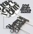 Glitter Gym Theme Birthday Cake Topper (Black) Weight Lifting Cupcake Toppers for Cross Fit Party Decoration Fitness Themed Party Kids...