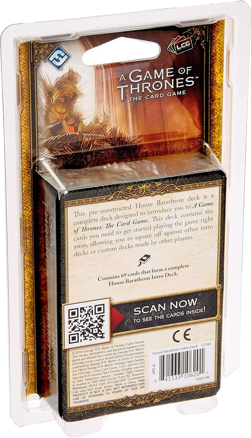 A Game of Thrones LCG Second Edition: House Baratheon Deck...