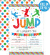 Your Main Event Prints Boy Bounce House Birthday Invitation - Trampoline Jump Birthday Invite - Trampoline Birthday Party - 20 Fill-In Invitations...