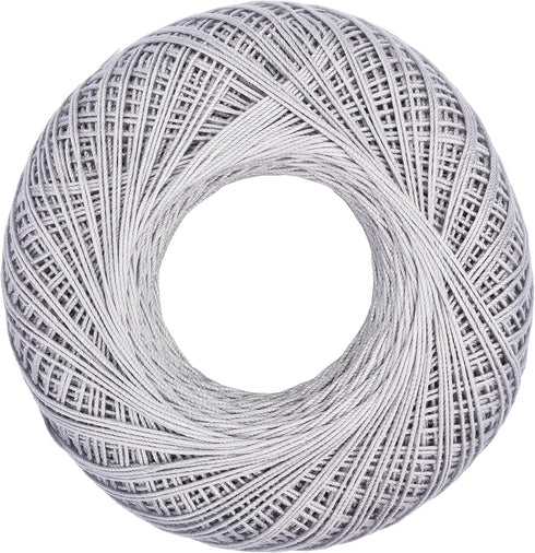 Aunt Lydia Coats Crochet 154-435 Crochet, Cotton Classic Size 10, Silver...