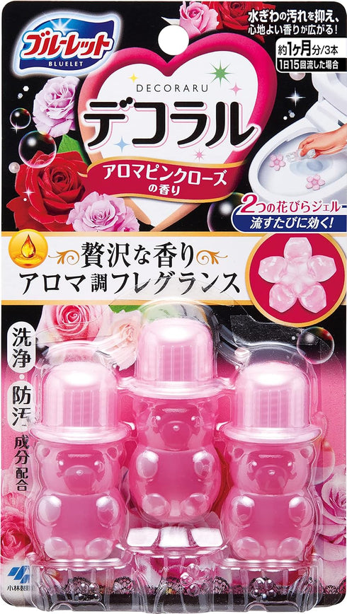 Bluelet Decoraru Air Freshener Aroma Pink Rose Scent for Toilet (Japan Import)...