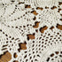 USTIDE Rustic Floral Table Runner Hand Crochet Table Doily Beige Cotton Lace Table Decoration for Coffee Table 15"X59"...