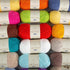 Sensy Chino Soft Cotton Yarn, Soft Baby Cotton Yarn, Amigurumi Yarn, 3.5 oz, 360 Yards, Gauge 2 Fine (Fuchsia)......
