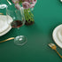 FOLINS&HOME Green Rectangle Tablecloth 60 x 84 Wrinkle Free Waterproof Polyester Table Cloths, Spillproof Heavy Duty and Washable Table Cover for ...
