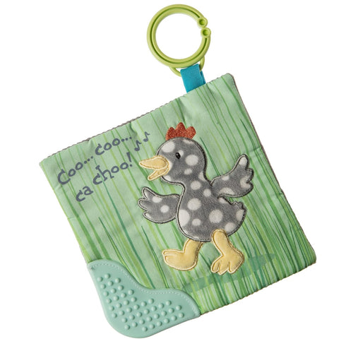Mary Meyer Crinkle Teether Toy with Baby Paper and Squeaker, 6 x 6-Inches, Rocky Chicken...