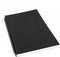 8.65 x 5.9 Inch 1 Pack College Ruled Notebook, Soft Black Cover Spiral Notebook, Memo Notepad Sketchbook, Students Office Business Diary Spiral Bo...