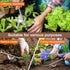 FIAMER Gardening Supplies Outdoor Garden Planting Farmland Lawn Gifts Hand-held Weeding Tools (11.8In0.8In, Yellow)...