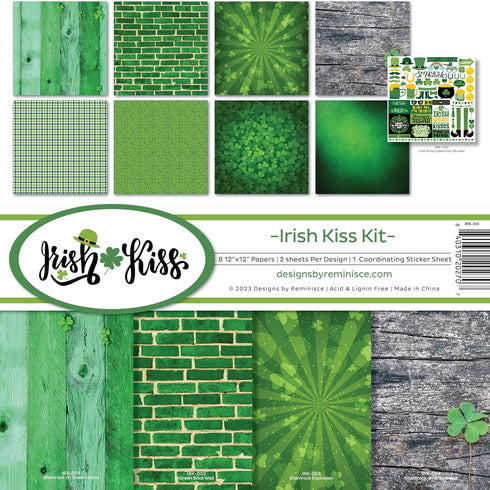 Reminisce Irish Kiss Scrapbook Collection Kit...