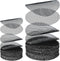 200 Pieces Round Mesh for Plant Pot Gardening Pad Plant Pot Hole Mesh Pad Bonsai Mesh Flower Pot Drainage Mesh Drainage Hole Screens Bonsai Pot Bo...