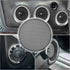 X AUTOHAUX 4 Inch Car Metal Audio Speaker Grill Cover Mesh Woofer Horn Guard Decorative Circle Grille Protector Silver Tone...