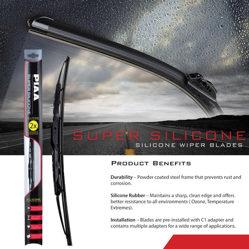 Piaa 95043 Super Silicone Wiper Blade - 17"" 430mm (Pack of 1)"...