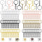 360 Pcs Key Chains Bulk for Crafts Including 90 Pcs Keychain Rings, 90 Pcs Open Jump Rings Connectors, 180 Pcs Small Screw Eye Pins Hooks for DIY ...