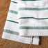 KitchenAid Albany Kitchen Towel 4-Pack Set, Dark Green/White, 16"x26"...