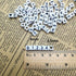 Amaney 400pcs Number Beads Square White Acrylic 6x6mm Mixed Number Beads Acrylic Plastic Cube Shape Loose Beads...