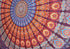 Popular Handicrafts Tapestry Wall Hanging Hippie Mandala Bohemian Hippy Psychedelic Design Indian Peacock Meditation Gypsy Tapestries Bedspread 54...
