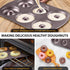 Donut Pan by Dohnuts - Premium 6 Cup Non-Stick Mini Doughnut and Bagel maker – for Healthier Homemade Baked Cakes...