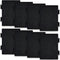 8 Pack Replacement Air Filters for Microwave Oven, Premium Activated Charcoal Air Filters Compatible with Whirlpool Over The Range Microwaves YKML...