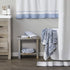 SKL Home Distressed Leaves 100% Turkish Cotton Hand Towel Set, 16" x 26", Denim 2 Count...
