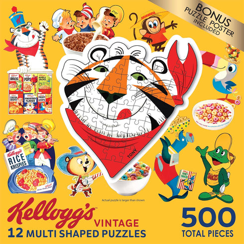 RoseArt - Mini Shaped - Kellogg's - 500 Piece Jigsaw Puzzles for Adults...