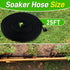 Soaker Hose - 25FT Save 80% Water Drip Flat Garden Hose -Thickened Heavy Duty Double Layer Drip Flexible Leakproof, Drip Watering Hose for Garden ...