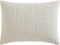Beatrice Home Fashions Channel Chenille, Standard Sham, Ivory...