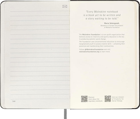 Moleskine Smart Notebook, Pocket, Ruled, Black, Hard Cover (3.5 x 5.5)...