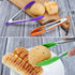MSY BIGSUNNY Kitchen Food Tongs - 7" Mini Silicone Serving Tongs - Set of 6 (purple red orange green yellow blue)...
