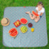 Splat Mat for Under High Chair Mat, Mealtime Baby Art/Crafts/Playtime, Anti Slip Waterproof Splash Machine Washable Portable Picnic Floor Feeding ...