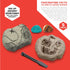 Discovery #MINDBLOWN Mini Unearthed Treasure Set, 2 Pack Excavation Kit w/Chisel, Uncover 2 Gemstones, Interactive Archaeology Geology Paleontolog...