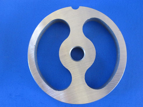 Size 12 Kidney Shaped Sausage Stuffing Plate for Hobart LEM Cabelas Torrey Gander MTN Meat Grinders Stainless Steel Disc...