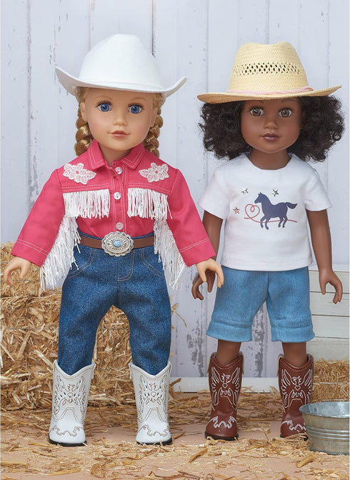 Simplicity 18" Doll Clothes Sewing Pattern Kit by Elaine Heigl Designs, Code S9728, Multicolor...