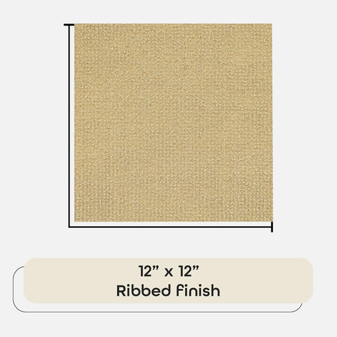 Nexus Self Adhesive 12-Inch Carpet Floor Tiles, 12 Tiles - 12" x 12", Tan - Peel & Stick, DIY Flooring for Kitchen, Dining Room, Bedrooms & Bathro...