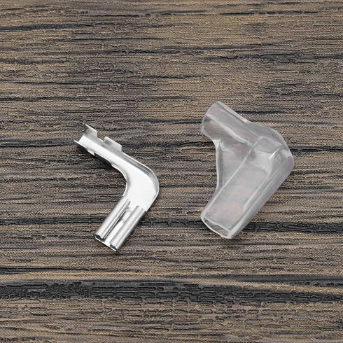 50PCS 2.8mm Crimp Terminal Spade Connector 90° Angled with 50PCS Insulating Sleeves for Equipment Switch Quad Bike Scooter Boat Household Applianc...