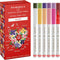 Primrosia 12 Amore Acrylic Paint Pens for rock painting, paper, wood, ceramic, stone, canvas – Extra Fine Tip Markers Set...