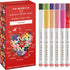 Primrosia 12 Amore Acrylic Paint Pens for rock painting, paper, wood, ceramic, stone, canvas – Extra Fine Tip Markers Set...