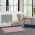 French Connection Nellore Bathroom Rugs, Woven and Beaded Bathroom Mats, Durable Bath Rugs, Thick Bath Mats for Bathroom and Shower Rugs, 17" x 28...